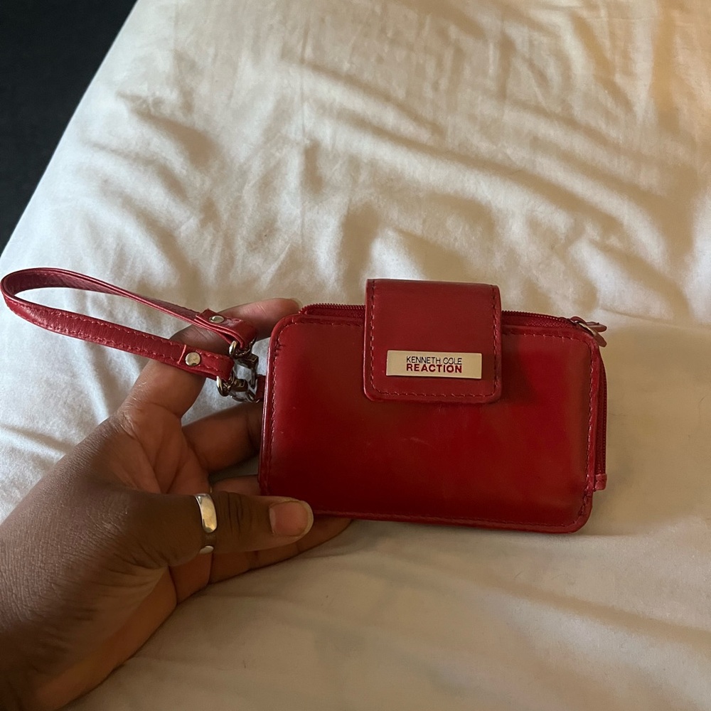 Kenneth Cole Reaction Vibrant Red Wristlet